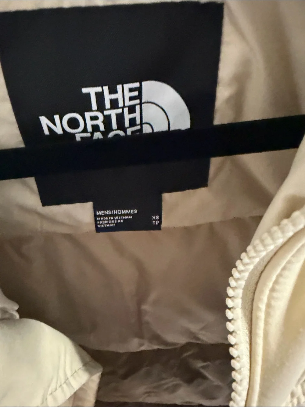 The North Face High Pile Nuptse Gardenia White/Gravel